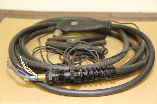 Miller plasma cutter spectrum 300 cutting cable ice 25c and ground cable for sale