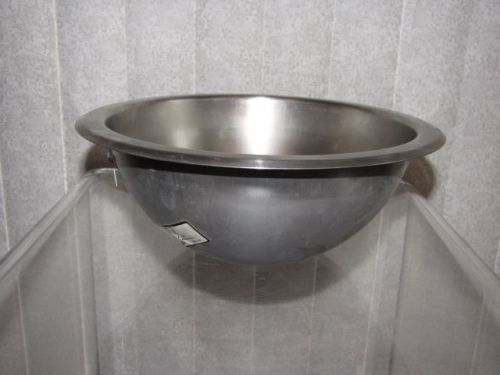 Stainless steel sink basin round vessel bathroom outdoor rv 10.5 x 4 inch for sale