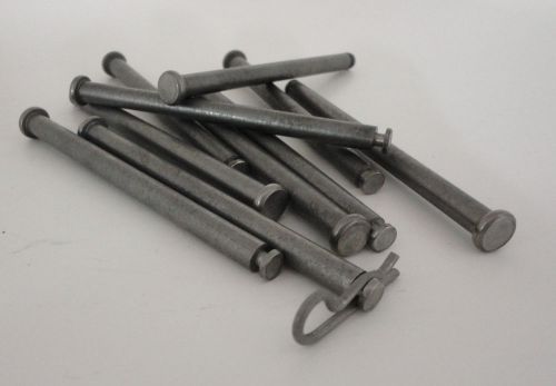 (25) 1/4 x 3-1/2 clevis pin stainless steel slotted or grooved for sale