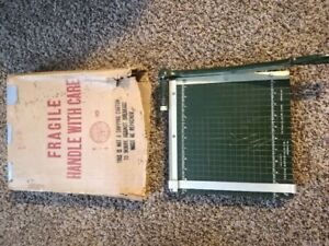 Vintage Premier 11&#034; Paper Cutter Made In Chicago, IL By Photo Materials Co.