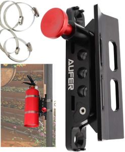 Aufer 1 Year -Universal Adjustable Roll Bar Fire Extinguisher Mount Holder With