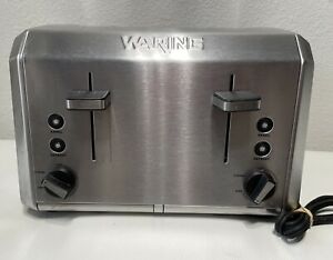 Waring Pro 4 Slice Commercial Toaster WT400 - Stainless - Works Great