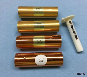 Kingsley Machine - 4&#034; Foil Rolls &amp; E-Z Foil Adapter - Hot Foil Stamping Machine