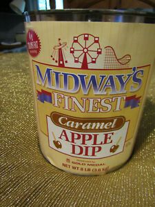 Midway’s Finest Caramel Candy Apple Dip 8 lb Bulk Can 3.6kg Gold Medal Products