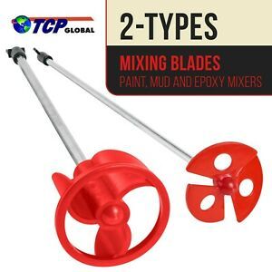 Tcp Global 2 Types Of Paint, Epoxy Resin, Mud Power Mixer Blade Drill Tools For