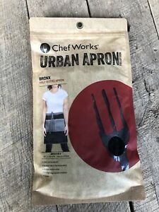 Chef Works Urban Apron Bronx Half Bistro Apron 19&#034; L X 28 1/2 &#034;W