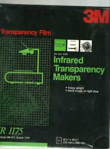 3M Transparency Film Infrared Transparency Makers IR 1175 replaces 3M 577 Sco...