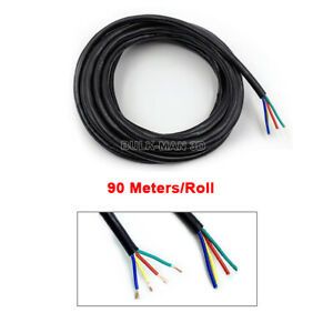 90 Meters 4 Core shielded Cable for connecting Spindle motor VFD inverter