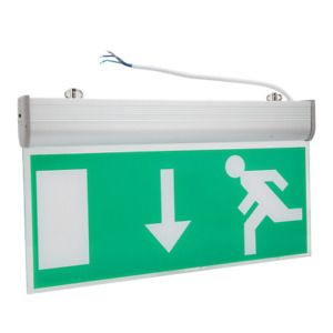 High Quality Acrylic Board LED Emergency Exit Sign Exit Lighting Sign Stations
