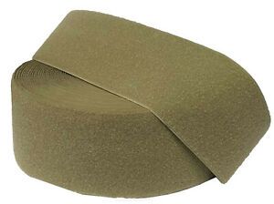 100mm - 4&#034; Covert Green/Light Olive - Loop ( Military / Defence Standard /Fluffy