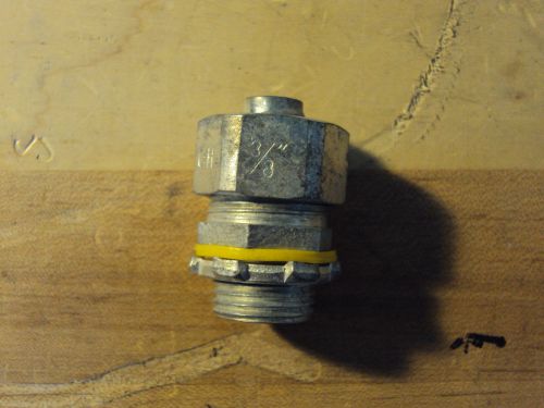 Crouse hinds lt38  3/8 insulated strraight connector for sale