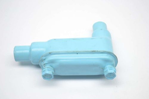 Thomas&amp;betts 734a ocal blue pvc coated elbow 1/2in steel conduit fitting b419815 for sale