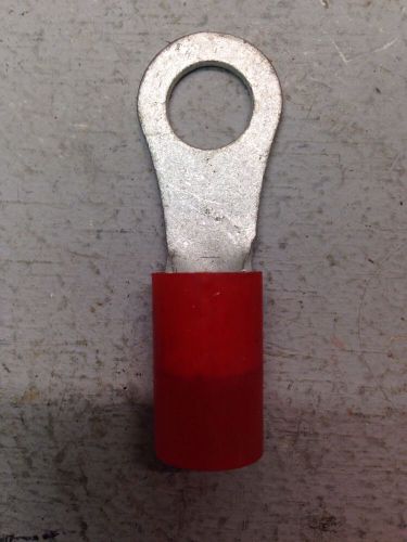 25 electro-term  2awg  red ring terminals crimp 1/2&#034; stud for sale