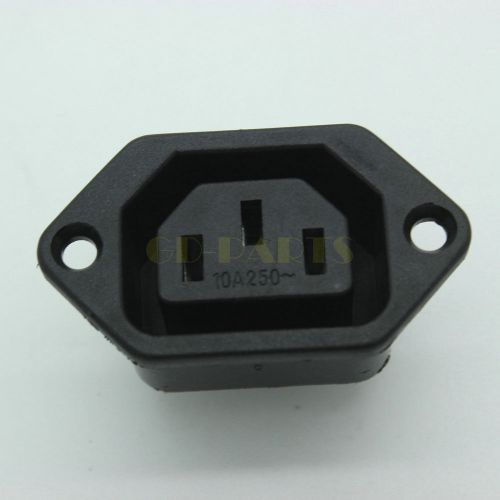 Lot*50 female ac power socket receptacle inlet connector amp iec320 c13 250v 10a for sale