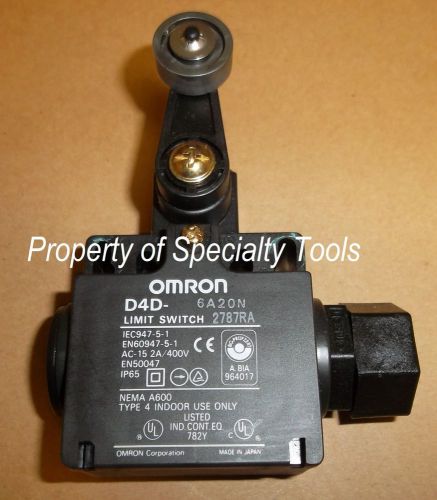 Omron D4D-6A20N Industrial limit switch 2 NC roller actuator automation robotics