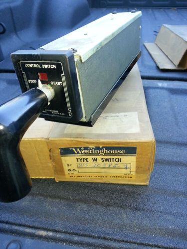 NEW WESTINGHOUSE TYPE W SWITCH , NOS , STYLE WS-30385-Y , 600V 20A