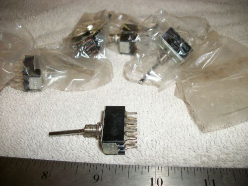Lot of mini on/on(mom) 4pst toggle switches! a for sale