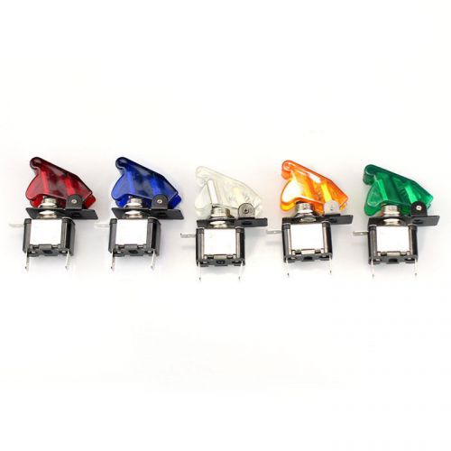 5Pcs 20A 12V LED Toggle ON/OFF Switch Car For Fog Lamp Dome Light Gayly