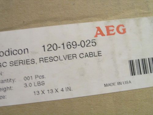 MODICON 120-169-025 RESOLVER  CGC series CABLE ASSY NEW IN BOX