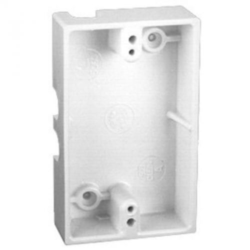 BX UTIL 1GNG 9.8CU-IN 4-1/2IN 00 Pvc Switch Boxes 5060-WHITE White PVC