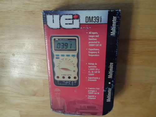 Uei dm391 digital multimeter with capacitance new for sale