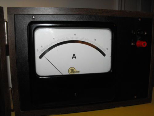 Vintage Criterion Amp Meter In Case
