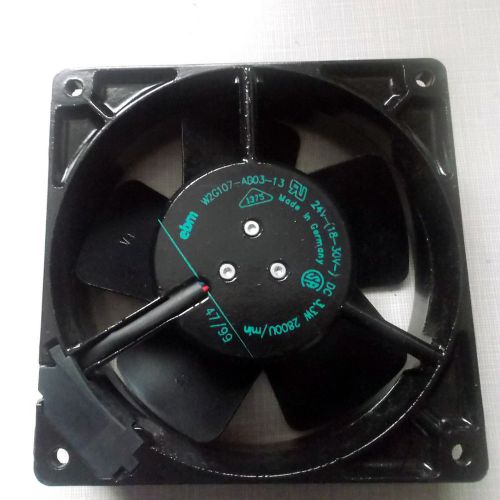 NEW EBM W2G107-AD03-13 24V DC 3.3W 2800U/MIN  COOLING FAN