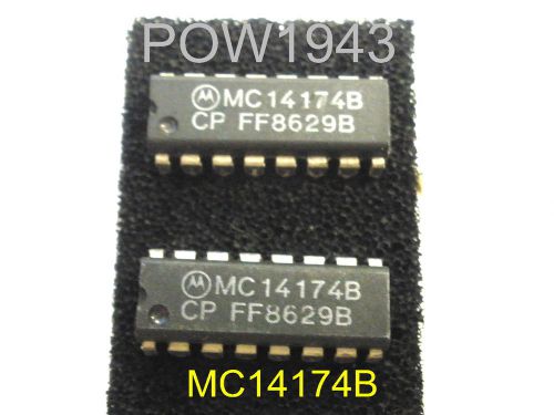 ( 2 PC. ) MOTOROLA MC14174B IC, NOS