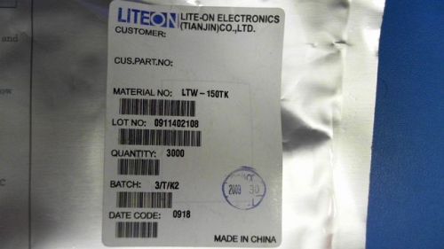 110-pcs optoelectronic white yellow 260mcd 1206 liteon ltw-150tk 150 ltw150tk for sale
