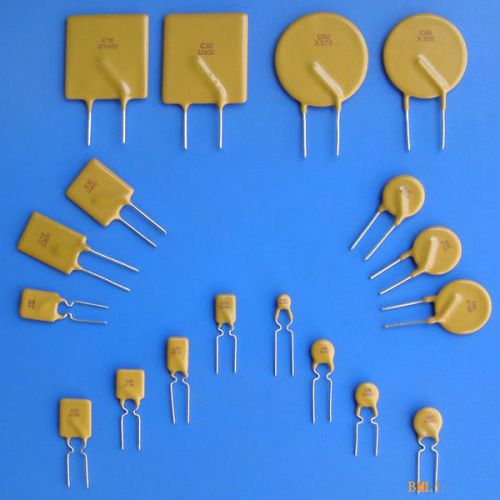 (80ma-5a/16-250v) 80pcs 16value polyswitch resettable polyfuse fuse assorted kit for sale
