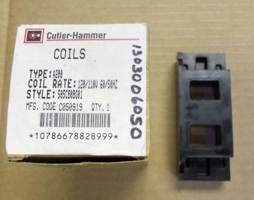 NEW CUTLER HAMMER 505C808G01 C960514 120V/60HZ 110V/50HZ COIL