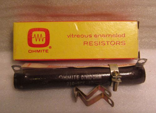 Ohmite Dividohm 210-50K-40 No. 0568C 400 Ohm 50W 8135 Vitreous Enameled Resistor
