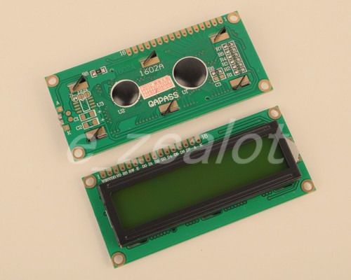 1pcs 1602 lcd verdant characters yellow backlight hd44780 for sale