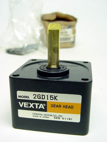 NEW Oriental Motor/Vexta Gear Head 2GD15K