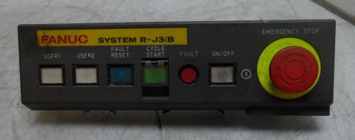 Fanuc e-stop operator panel, a05b-2450-c002, a20b-1007-0850, off rj3ib control for sale