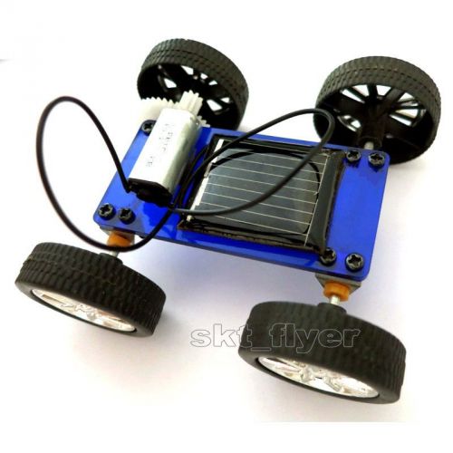 Mini Solar Toy Educational DIY Car Children Puzzle IQ Gadget Hobby  Robot E Type