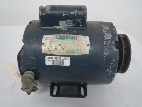 LEESON C6C17NB1A AC 1/4HP 115/208-230V-AC 1725RPM D56 1PH ELECTRIC MOTOR B351630