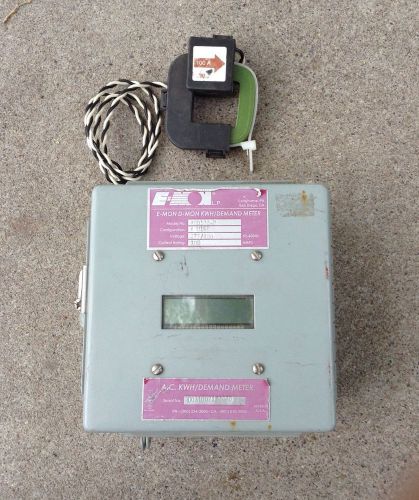 E-mon d-mon 480100 277/480v 100a 3 phase kwh/demand meter w/1 ct sensor included for sale