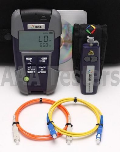 Jdsu acterna olp-35 sm mm fiber optic power meter w/ ffl-050 vfl olp 35 ffl 050 for sale