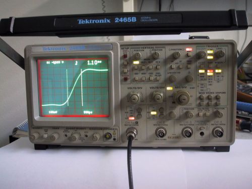 Refurbed tektronix 2465b 400mhz analog oscilloscope, calibrated, $900, was $9000 for sale