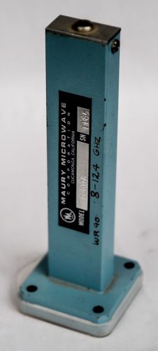 MAURY MICROWAVE DUMMY LOAD - WR90 - 8-12.4 GHZ - MODEL X301A