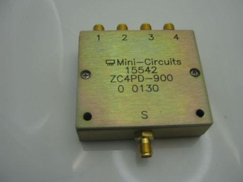 Mini circuits zc4pd-900 coaxial power splitter/ ` for sale