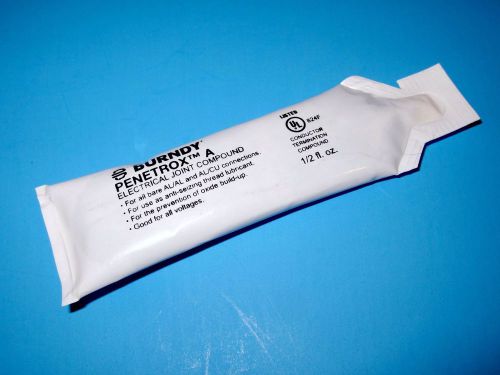 Burndy penetrox a 1/2 fl oz electrical joint compound .5oz conductor termination for sale
