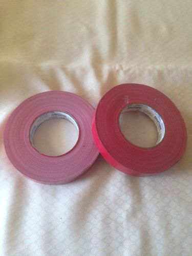 Shurtape pc 600 duct tape red. 2 rolls, each 1&#039;&#039; x 60 yards. new for sale
