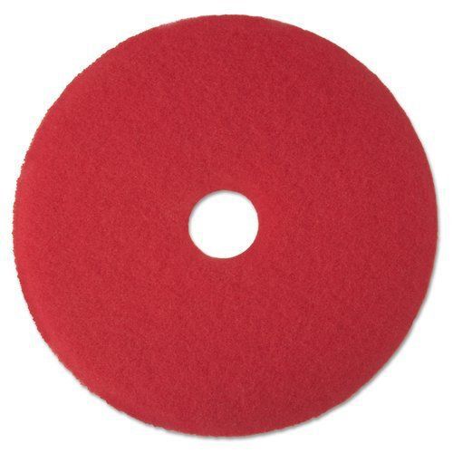 3M MMM08394 Buffer Floor Pad 5100 19&#034; Red 5 Count