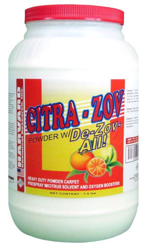 CITRA-ZOV Powder Pre-Spray w/DeZovAll, 7.5lb jar, Harvard Chemical Research