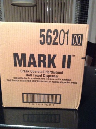 Georgia pacific mark ii 56201 wall mount hardwound roll towel dispenser new for sale