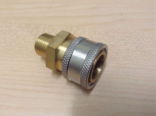 Power pressure washer fitting 1/4 mpt male threaded quick connect great value for sale
