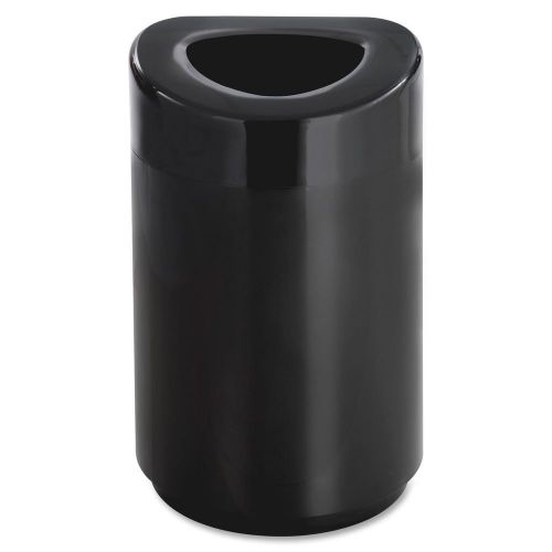 Safco SAF9920BL 30 Gal. Oval Open Top Receptacle