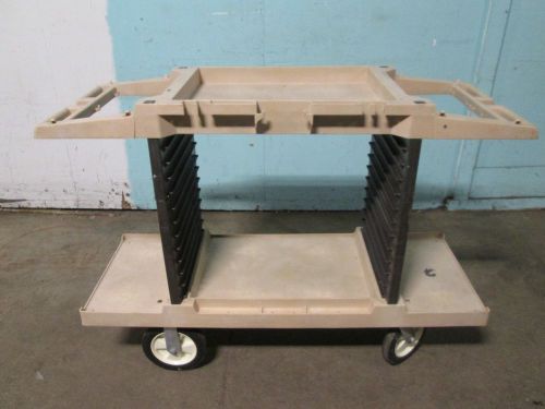 &#034; rubbermaid &#034; heavy duty commercial hotel/motel housekeeping service cart for sale